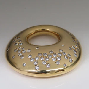 Wempe Anhänger mit Brillant ca. 1,20ct in 750/18K Gelbgold - Bild 1 von 6