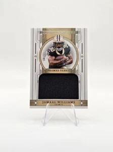 Jamaal Williams 2023 Panini National Treasures Framed Fabric Patch SP /49 - Picture 1 of 2