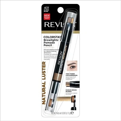 REVLON Colorstay Browlights Pomade Pencil BLONDE 401 eyebrow Eye Brow - Image 1 of 4