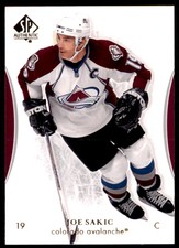 2007-08 SP AUTHENTIC JOE SAKIC COLORADO AVALANCHE #69