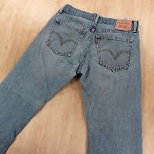LEVI'S 527 low rise bootcut denim jeans 33x30 tag distressed faded vtg 00s y2k
