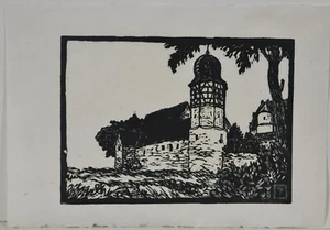 Wilhelm Heinrich Funk / Holzschnitt  /monogrammiert im Holzstock / 5 - Bild 1 von 1