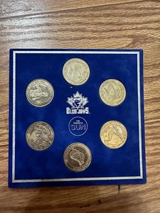 THE TORONTO SUN 2001 MLB TORONTO BLUEJAYS 6 COIN SET - Bild 1 von 2