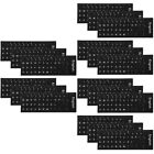 18 Sheets  English Language Stickers Background With Lettering Keyboard Supply