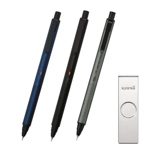 Uni KuruToga Metal Mechanical Pencil 0.5mm set of 3  + Uni Metal Lead Refill JP - Picture 1 of 11