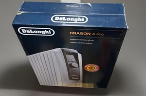 Radiador portátil DeLonghi Dragon 4PRO 2kW lleno de aceite TRDX40820E. Nuevo en caja - Imagen 1 de 9
