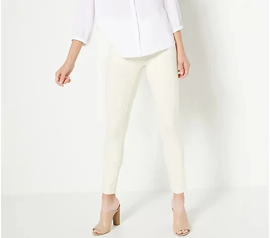 Women with Control Tummy Control SMOOTH & SLEEK Leggings-Cream-Medium-A466026 - Image 1 of 1