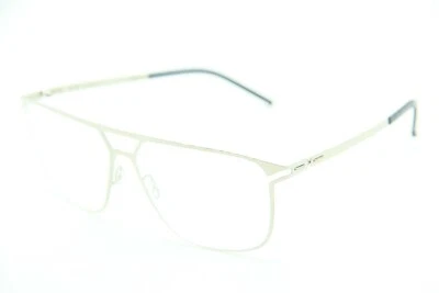 NEW BLACKFIN BF 746 FUNDERS COL. 100 SILVER AUTHENTIC FRAME EYEGLASSES 56-13