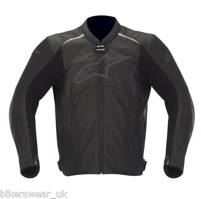 Alpinestars Avant Black LeatherJacket Perforated Summer jacket UK 34inch - XXS - Image 1 of 3