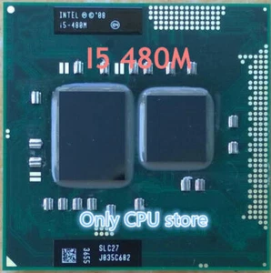 Intel Core i5 480M 2.66Ghz 2 Cores 3M Socket G1 SLC27 PGA 988 CPU Processor - Picture 1 of 4
