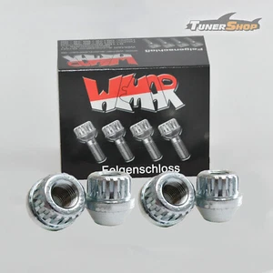 Wheel lock nuts tapered M12x1,5 mm for Daewoo Evanda Kalos Lacetti Leganza Nubir - Picture 1 of 1