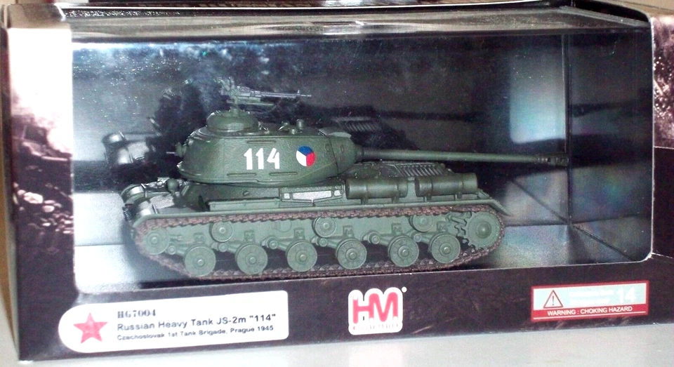 HOBBY MASTER 1/72 HG7004 JS-2m "114" Czechoslovak 1st Tank Brigade, Prague 1945 - Immagine 1 di 4