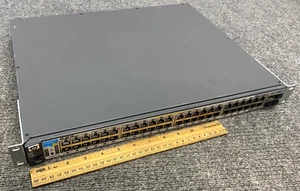 HP 2910aI-48G 48-Port POE+ Switch w/ Rack Ears - Picture 1 of 4