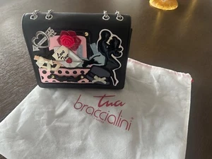 Braccialini TUA Cartoline Crossbody BAG - Picture 1 of 7