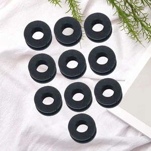 10 PCS Car Door Sill Protector Absorption Rubber Ring Motorbike Gasket - Picture 1 of 11