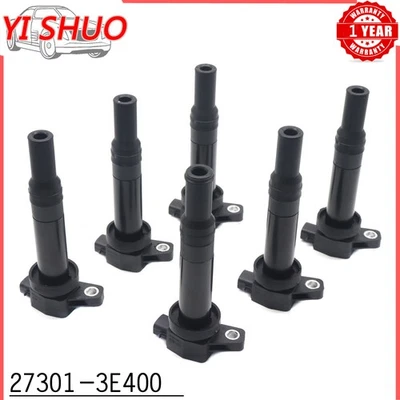 For Hyundai Santa Fe Kia Rondo 2007-2011 2.4L 2.7L 27301-3E400 6X Ignition Coil  - Image 1 of 4
