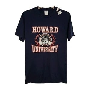 Howard University Bison T-shirt Men's Size Small Blue - Picture 1 of 3