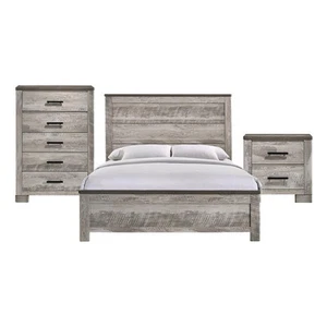 Picket House Furnishings Adam Queen Panel 3PC Bedroom Set - Picture 1 of 17