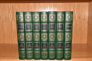 Easton Press 7V GREAT MILITARY COMMANDERS Lee Caesar Patton Napoleon etc LEATHER - Imagen 1 de 22