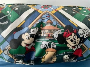 VINTAGE DISNEY GOLF THEMED CASE - SMALL BAG WITH MICKEY, MINNIE, AND PLUTO +GOLF - Picture 1 of 24