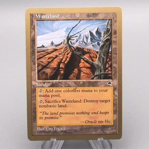 MTG Magic the Gathering Wasteland Gold Frame NM-EX 1997 English s724 - Picture 1 of 3