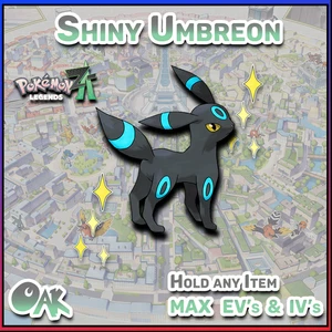 ⚫️Shiny Umbreon 6IV ⚫️  Pokemon Legends ZA  🚀Fast Trade🚀 Alpha - Picture 1 of 2