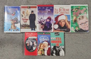 8 Christmas Holiday VHS Video Collection - Picture 1 of 3