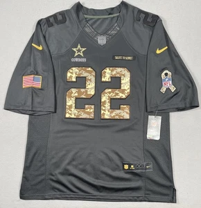 Dallas Cowboys E Smith Jersey 2XL Black Camo Salute to Service NFL Football Nike - Picture 1 of 12