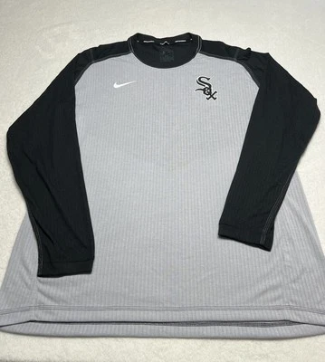 Chicago White Sox Nike Dri Fit MLB Camisa Manga Larga 2XL Foto 1 de 4