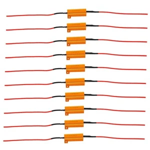 Brake Light Fault Canceller Resistor Supports LED Turn Signals Running Lights - Picture 1 of 12