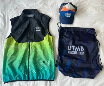 Verbier St Bernard by UTMB Finisher Vest (Ultra light), Hat and Drop Bag - NEW - Image 1 of 4