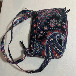 New Vera Bradley Luxe Hipster Haymarket Paisley Women’s Purse - Picture 1 of 9