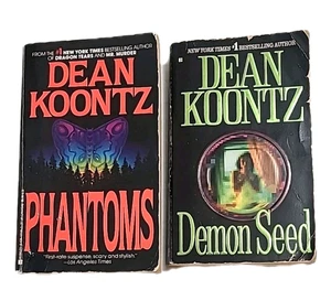 Dean Koontz Vintage Books Phantom 1983 & Demon Seed 1997 Lot of 2 Suspense - Bild 1 von 11