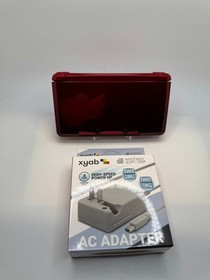 Nintendo 3DS Console Flare Red Japanese Import Good Condition US Seller W/Games