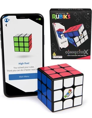 Rubik's Cube, The Official Rubik’s ConnectedX, Bluetooth-Enabled 3x3 Speed Cube - Image 1 of 4