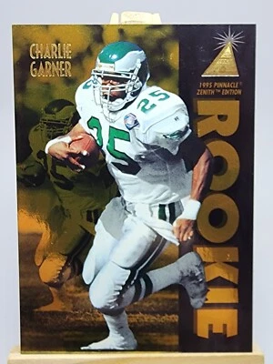 Charlie Garner 1995 Pinnacle Zenith Football Card #Z139 Rookie RC Eagles - Image 1 of 4