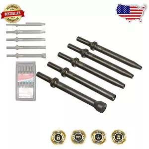5-teiliges pneumatisches Rundkopf Nietzangen-Set mit Schwarzoxid-Finish, hergestellt in den USA - Bild 1 von 4