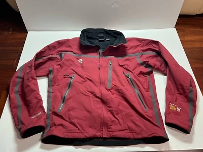 Mountain Hardwear Conduit Jacket Mens Large Softshell Full Zip Red - Image 1 of 4