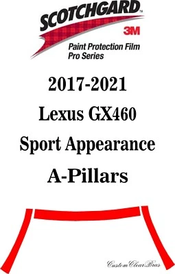 Película de protección de pintura 3M Scotchgard serie Pro 2019 2020 2021 Lexus GX 460 Sport Foto 1 de 3