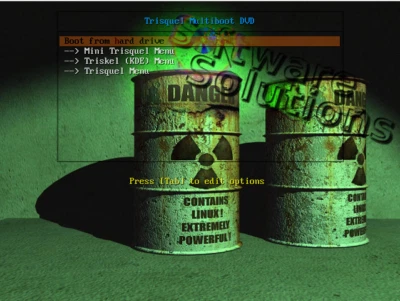 Trisquel Multiboot includes Main, Mini & KDE versions on a single DVD or USB - Image 1 of 2