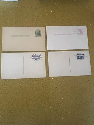 Vintage Mint Unused US UX27,UX48,UX50,UX51  Postage Cards, 1c,4c - Image 1 of 4