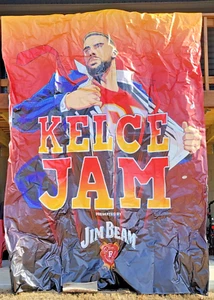 Striscione KELCE JAM 8'x12' Kansas City Chiefs Travis Kelce grande pubblicità - Foto 1 di 9
