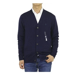 *DEFECTO MENOR* Cárdigan Polo Ralph Lauren Lana Merino - Azul Marino - Talla: Pequeño - Imagen 1 de 8