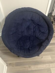 Foldable Plush Circle Chair
