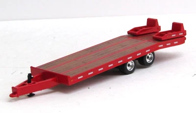 DCP red tandem axle beaver tail equipment Trailer new no box 1/64 - Image 1 of 4