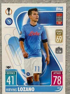 Topps Match Attax Champions League 2021/22 SSC Nápoles 376. Hirving Lozano - Imagen 1 de 1