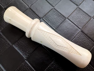 Vintage Lohman Goose Call - Jagd Wildruf - Wasservögel Ente - weiß - Bild 1 von 8
