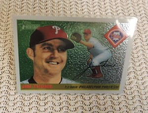 2004 Topps Heritage Chrome Jim Thome #'d 857/1955 #THC19