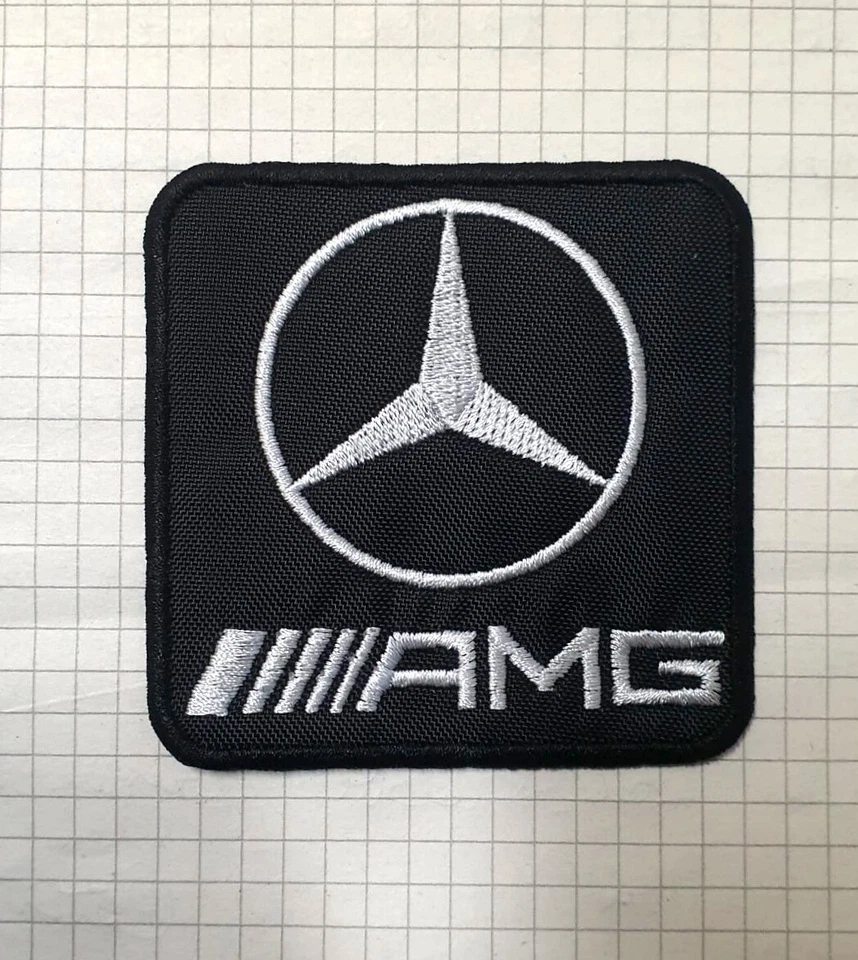 MERCEDES AMG - PATCH TOPPA - ricamata 7,2 cm X 7,2 cm