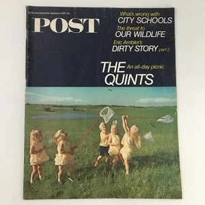 The Saturday Evening Post September 9 1967 The Quintuplets Cover, Newsstand - Picture 1 of 2